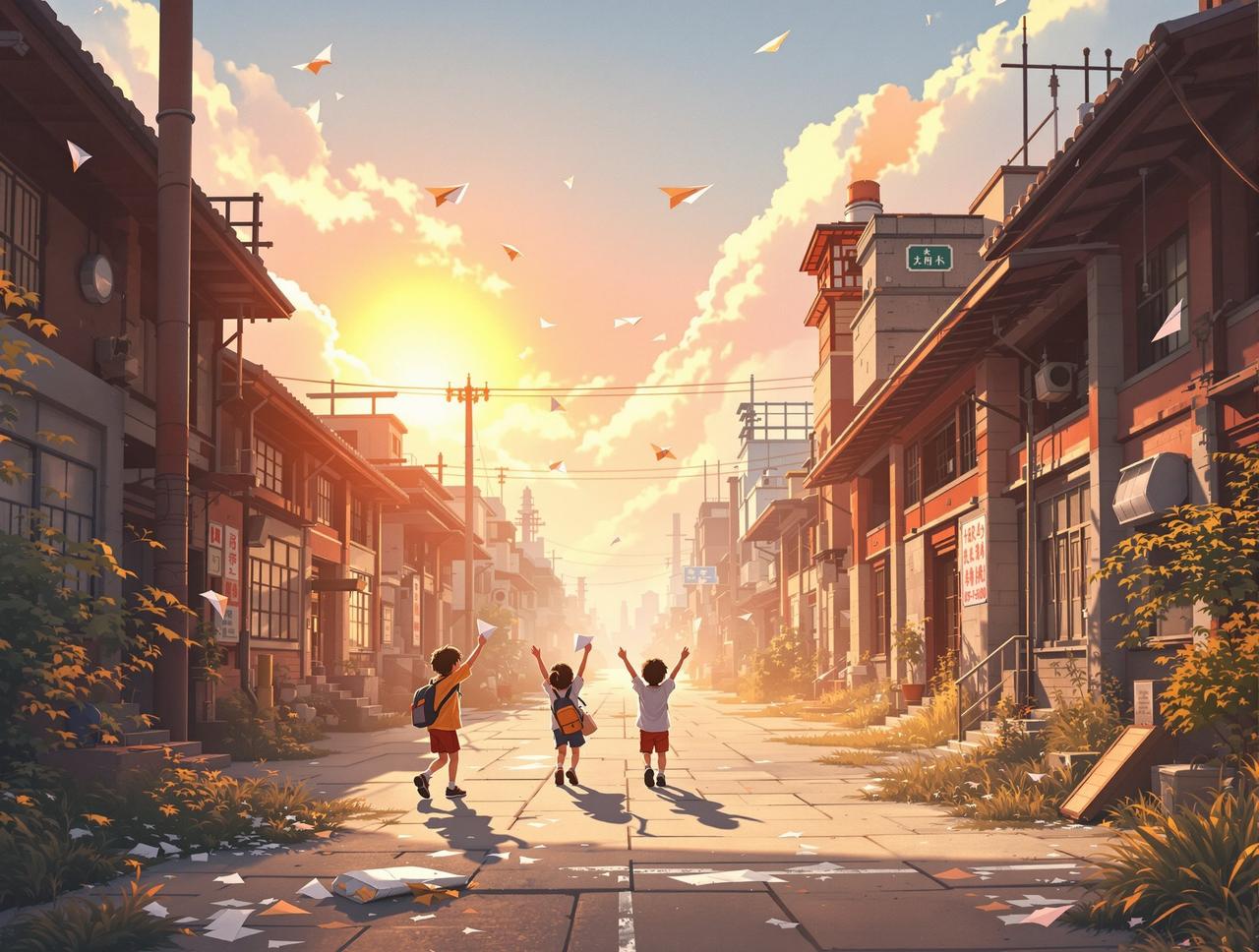 吃瓜短剧在线观看作品《纸飞机》- 年代记忆题材短剧